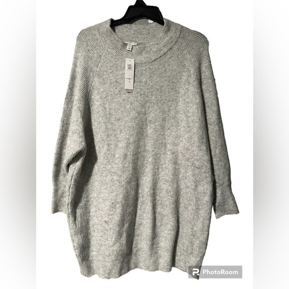 NWT Topshop Sweaters Top Shop Grey Sweater 8-10 - Picture 1 of 3